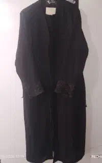 مانتو بلند مشکی بسیار زیبا جنس خنک
