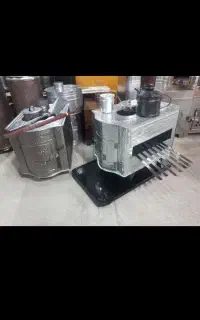 بخاری هیزمی چوبی فردار دوطبقه گرد بزرگ 15نفتی