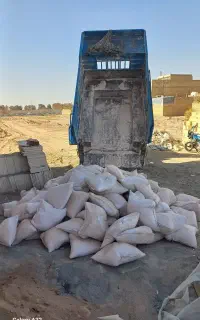 فروش گچ قرمز،شن،خاک باغچه و مصالح ساختمانی