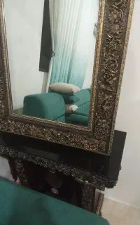 آینه چراغ  کارکرده تمیز