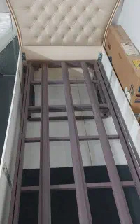 تختخواب یه نفره بازیره آهنی متحرک