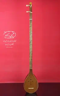 سه تار دسته صدف کاری شده کاسه و دسته توت مدل02063