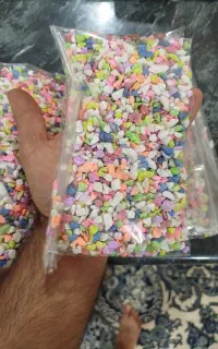 شن رنگی مناسب آکواریوم و گلدان