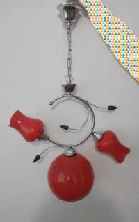 لوستر سه شعله و لوستر تک شعله