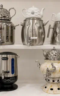 کتری قوری k&t استیل سماوری آیلار ارسال گارانتی