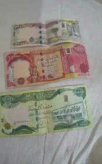 اسکناس کلکسیونی دینار عراق بدون پارگی و تمیز