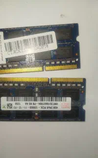 دو عدد رم ۴  ddr 3 لپتاب