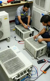نصب تعمیرات کولرگازی تعمیرکار لباسشویی داکت اسپیلت