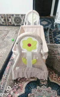 گهواره بزرگ در حد نو تمیز و مرتب