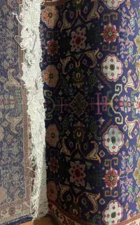 فرش دستباف سرمه ای