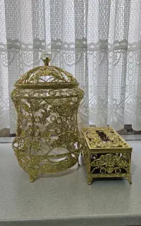 ست سطل و جا دستمال کاغذی