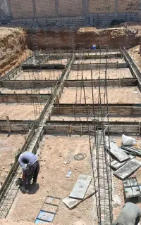 اجرای ساختمان استخر دیوار چینی