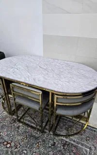 میزغذاخوری شش نفره فلزی