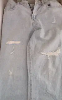 شلوار واید لگ و مام استایل