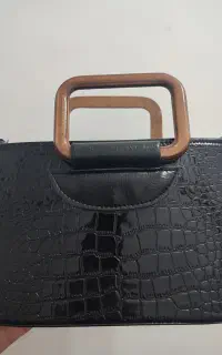 کیف زنانه دسته چوبی شیک و نو