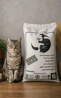 خاک گربه ۱۰ کیلویی سوپر پریمیوم ، جذب فوق‌العاده