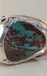انگشتر فیروزه نقره 999