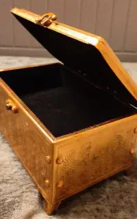 جعبه جواهرات مسی بزرگ
