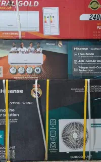 کولر گازی هایسنس و جنرال گلد 24k