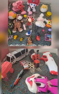اسباب بازی، اتوبوس،  موتور، عروسک