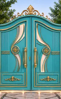نقاشی درب و پنجره