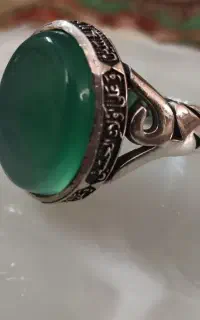 انگشتر عقیق سبز