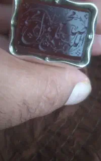 انگشتر عقیق خطی