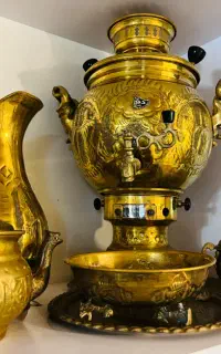 سماور گازی برنجی اصل