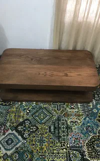 میز جلو مبلی ام دی اف طرح چوب