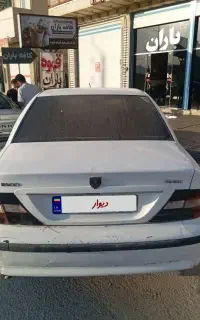 سمند سفیدمدل 90