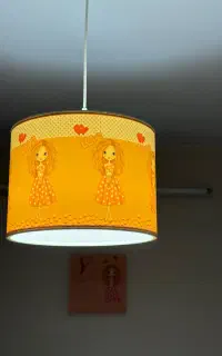 سه تیکه ساعت ، لوستر و آباژور اتاق کودک در حد نو