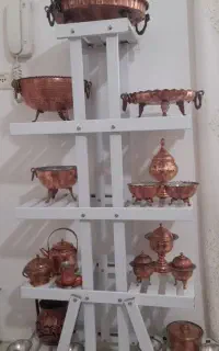 پایه ی چوبی گلدان
