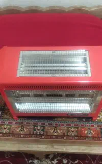 بخاری برقی فن دار  شش المنت، در حد نو