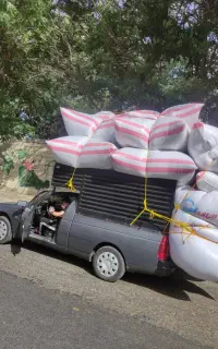 وانت حمل بار