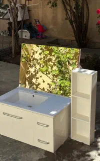 کاسه روشویی کابین دار