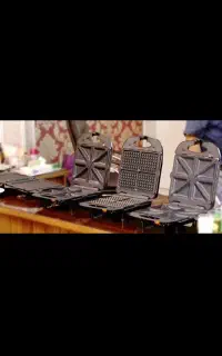 اسنک ساز/ساندویچ ساز سه گیریله(۶صفحه)با گارانتی