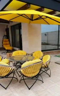 code99مبل باغی صندلی باغی مهتاب ۴نفره rofgarden