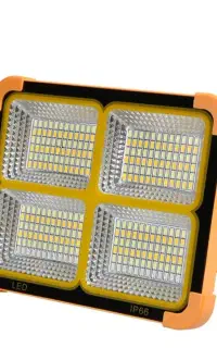 پروژکتورSOLARپاور بانکدار پنل بزرگ با نور چند رنگ
