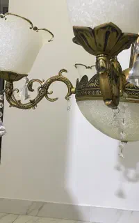 لوستر ۵شعله برنجی
