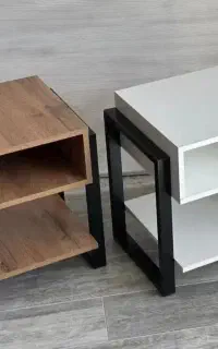 پاتختی چوبی فلزی طرح طاها
