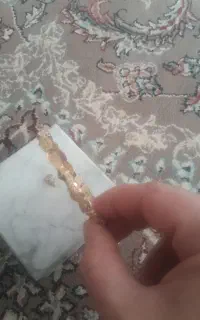 النگو به وزن ۸ گرم یه گل ازش افتاده قابل جوشه