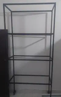نرده آهنی چرخ دار ارتفاع ۲نیم در ۱