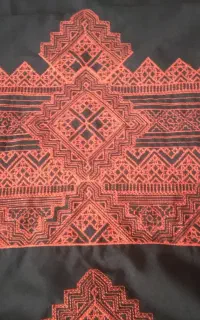 زی استین نو با نخ هاش