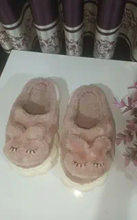 دمپایی رو فرشی پولیشی بچگانه
