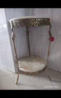 میز تلفن برنز