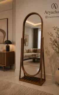 آینه چوبی نقد اقساط کد75