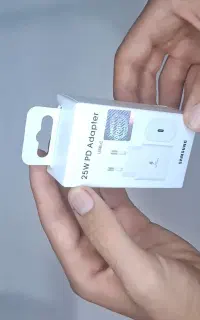 شارژر سامسونگ ۲۵ وات دو پین اصلی و آکبند