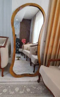 آینه قدی قاب چوبی نو