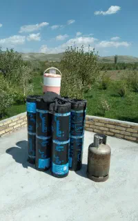 نصب ایزوگام و آسفالت کاری محوطه کوچه خیابان رسول