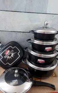 سرویس قابلمه چدن ۱۲ پارچه